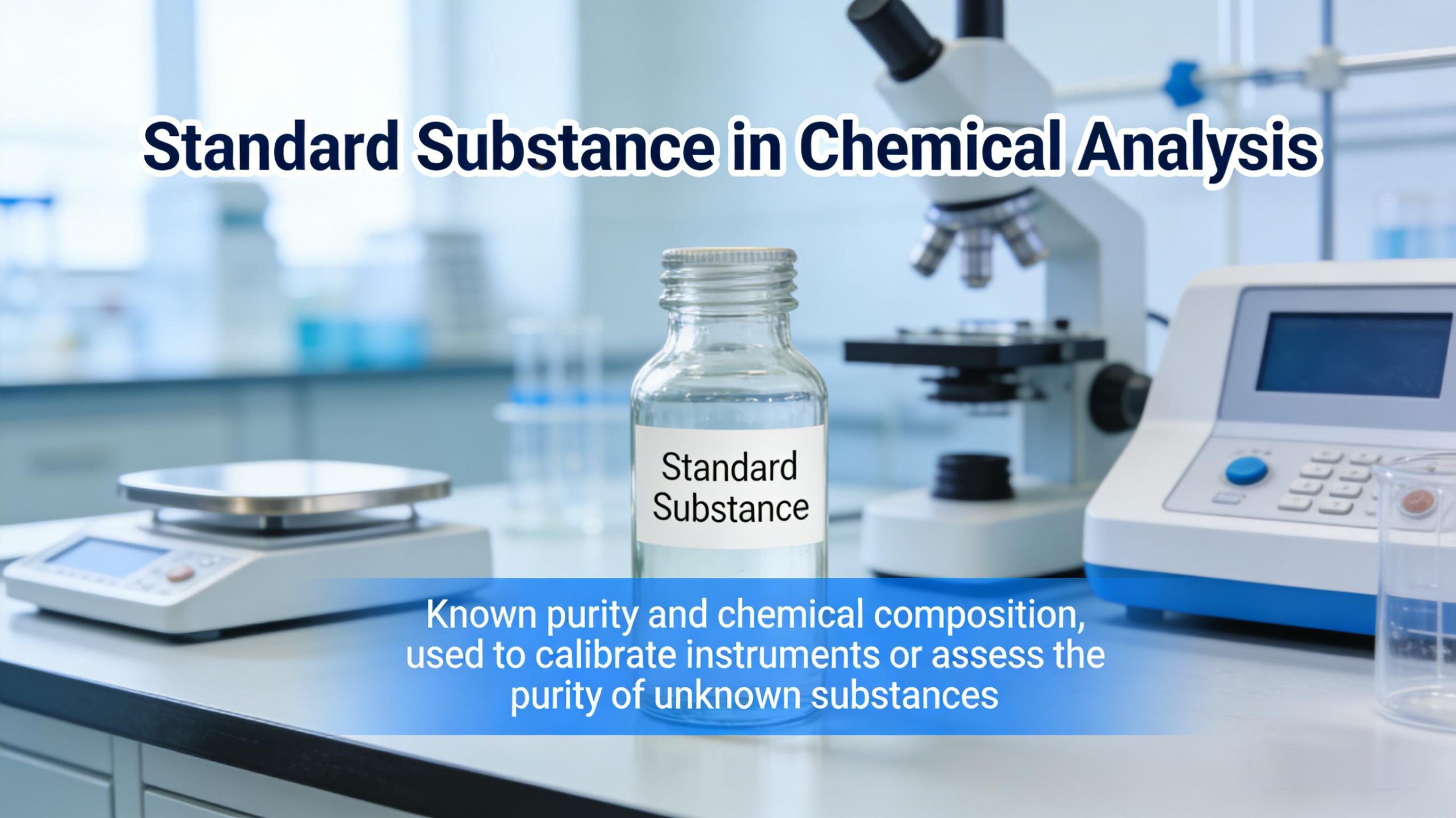 Complete Classification of Standard Substance for Chemical Analysis & Instrument Calibration